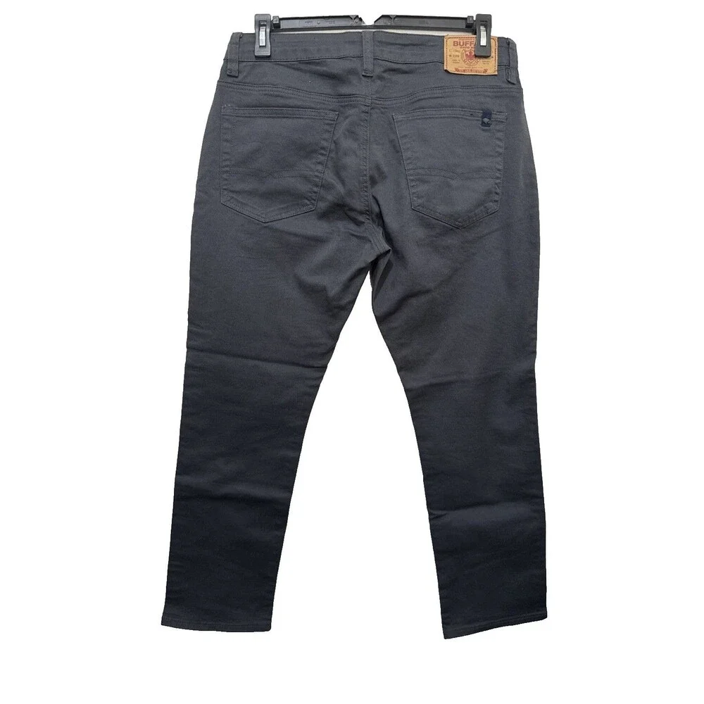 Buffalo David Bitton Straight Six Gray Jeans 34x30